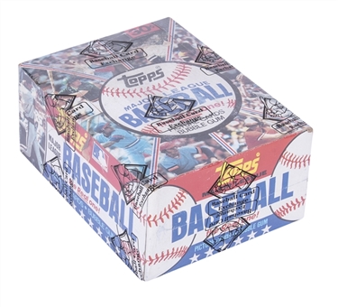 1981 Topps Baseball Unopened Wax Box (36 Packs) – BBCE Certified